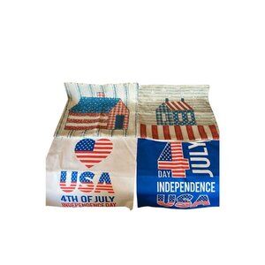 USA Holiday Throw Pillow Covers 18x18 4th Of July Labor Day Set of 4